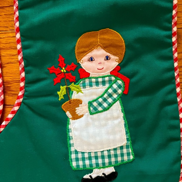 Set of 2 Vintage Christmas Stockings – Kids Theme – Made in Philippines - Picture 5 of 11